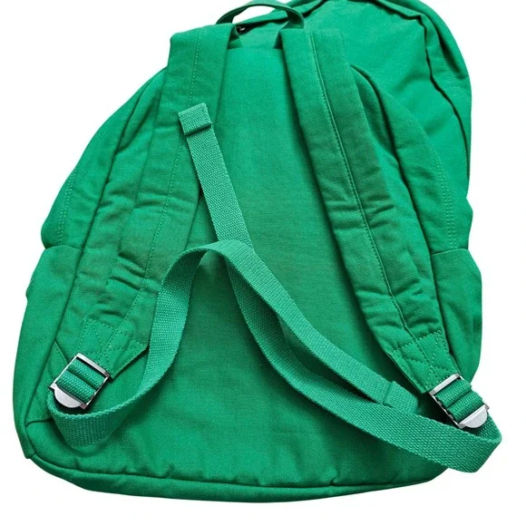 Polo Ralph Lauren Canvas Backpack Green Classic Polo Pony Logo‎ School Work Nwot